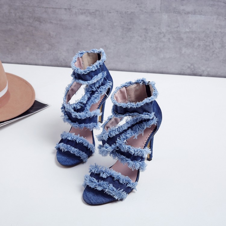 blue-denim-high-heel-sandal-boots-with-t-strap-and-zipper_2 Blue Denim High Heel Sandal Boots with T-Strap and Zipper