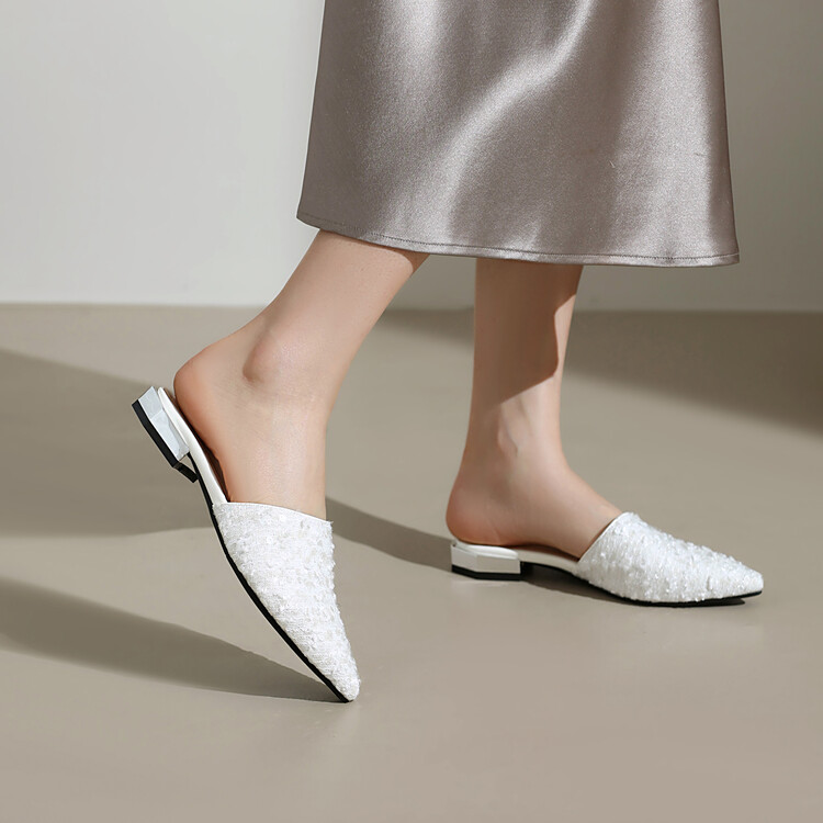 sequin-closed-toe-low-heel-slippers-for-men-and-women-casual-summer-2024 Sequin Closed Toe Low Heel Slippers for Men and Women Casual Summer 2024