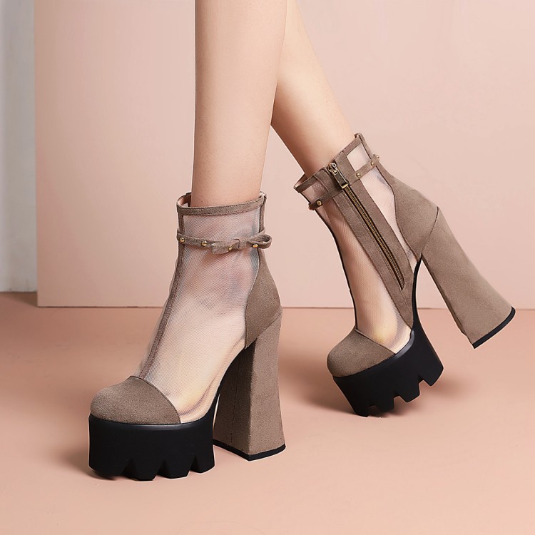 womens-suede-platform-sandal-boots-with-chunky-high-heel-and-zipper_4 Women's Suede Platform Sandal Boots with Chunky High Heel and Zipper